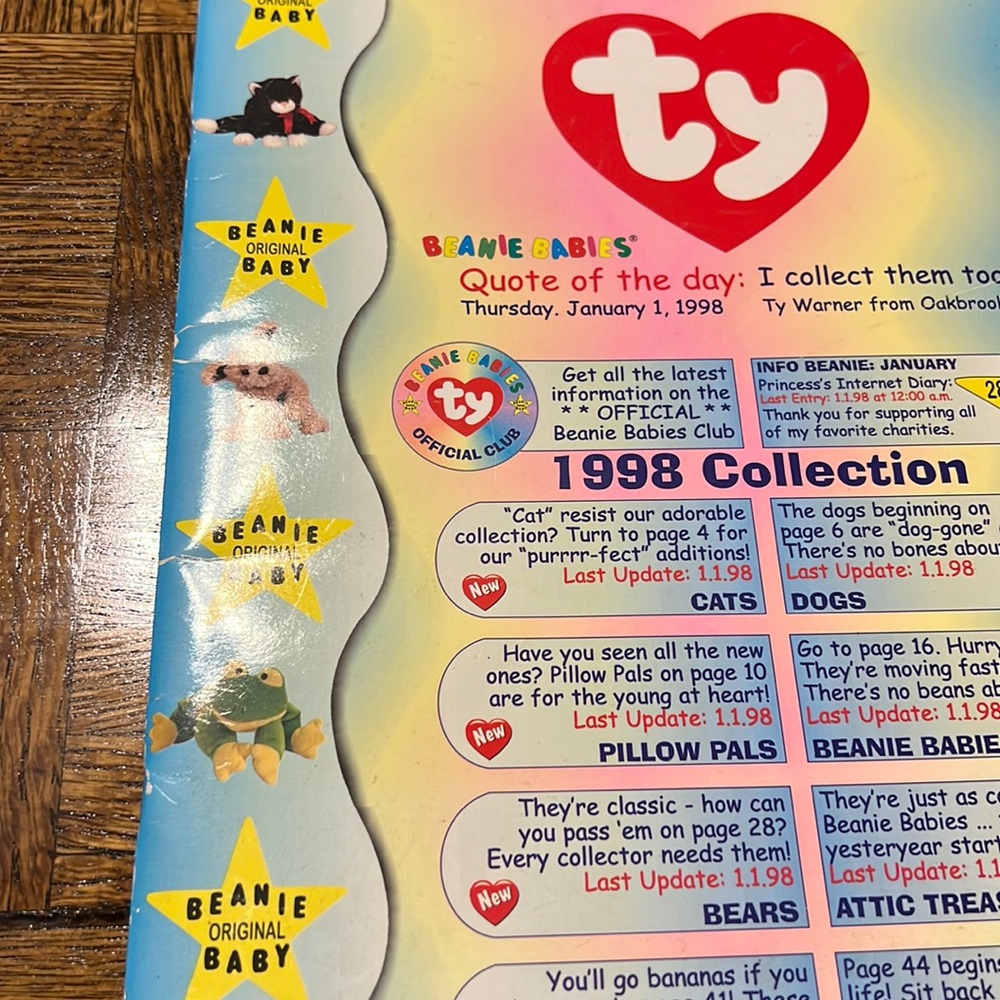 Beanie Baby original Catalog